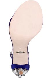 Badgley Mischka Vicia Crystal Embellished Heel Sandal (Women) | Nordstrom
