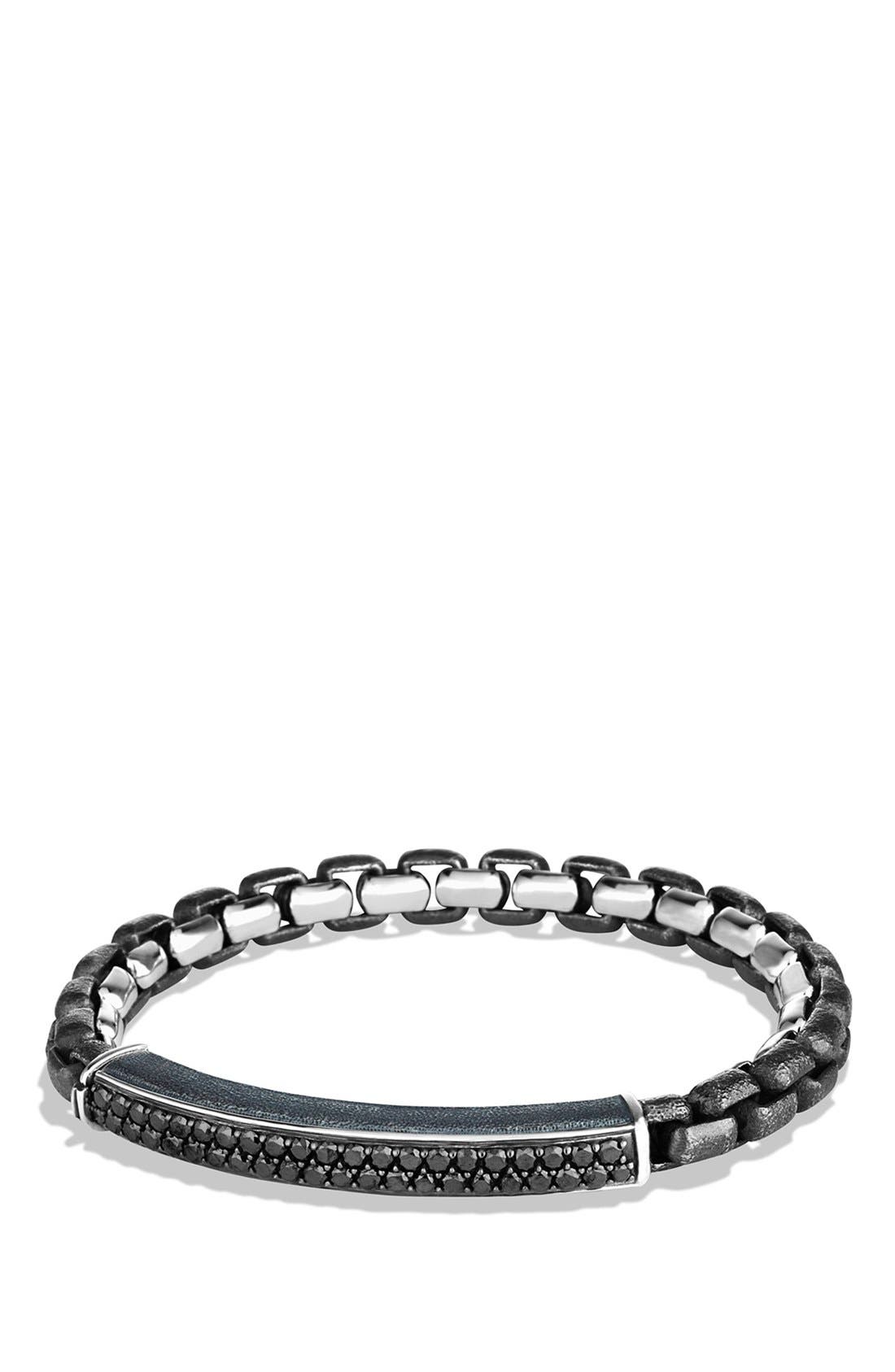 David Yurman Pavé ID Bracelet with Black Diamonds Nordstrom