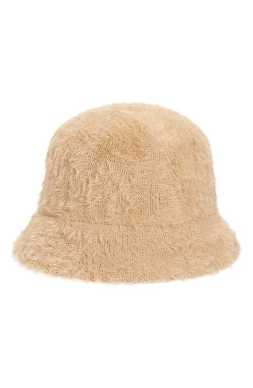 BP. Furry Bucket Hat in Camel