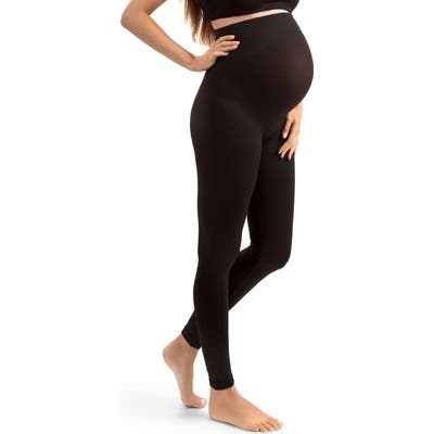 Blanqi Everyday Maternity Belly Support Leggings, Black