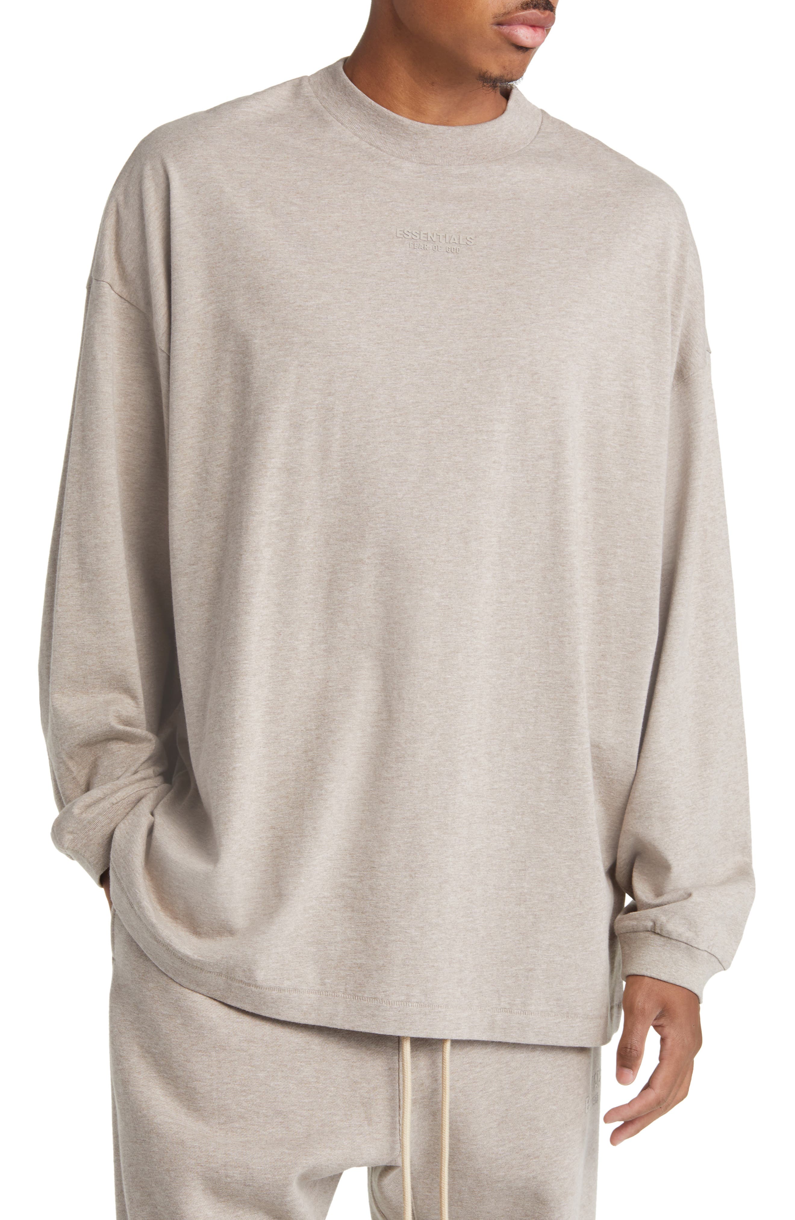 Fear of God Essentials Essentials Long Sleeve Cotton T-Shirt | Nordstrom