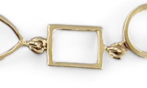 LESLIE PAIGE LESLIE PAIGE BEZEL CHAIN BRACELET 