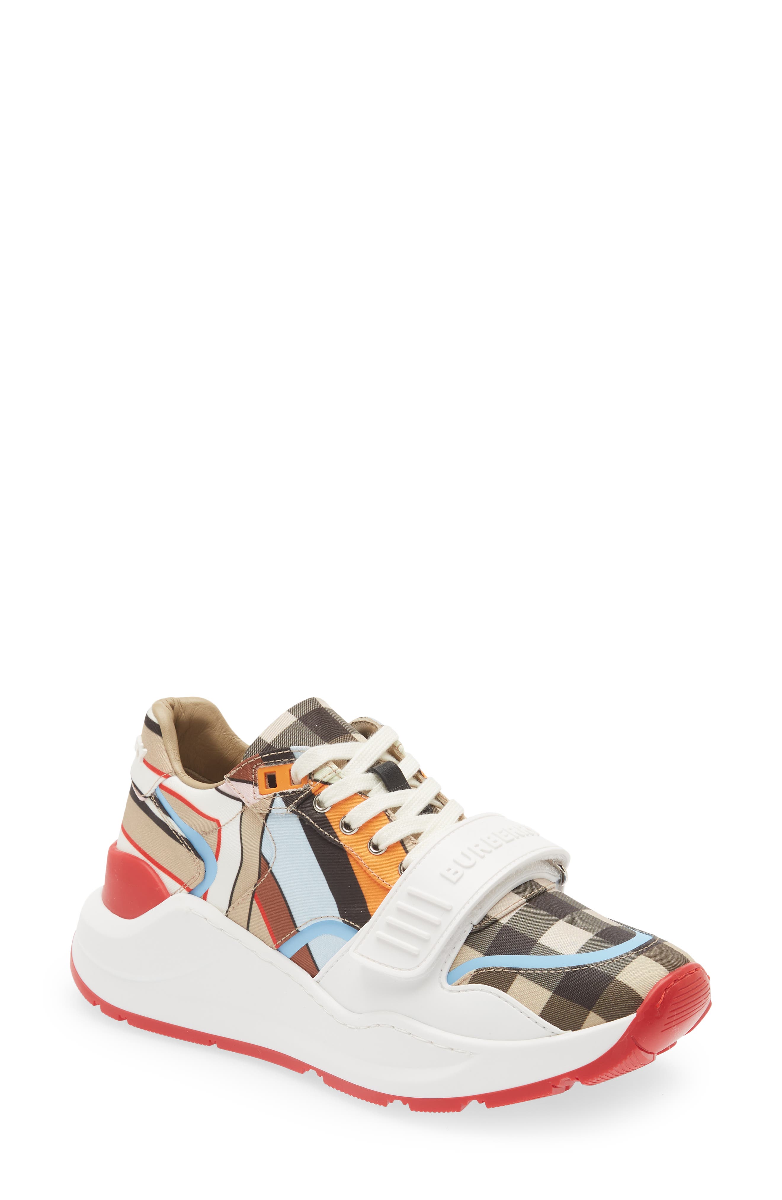 burberry sneakers orange