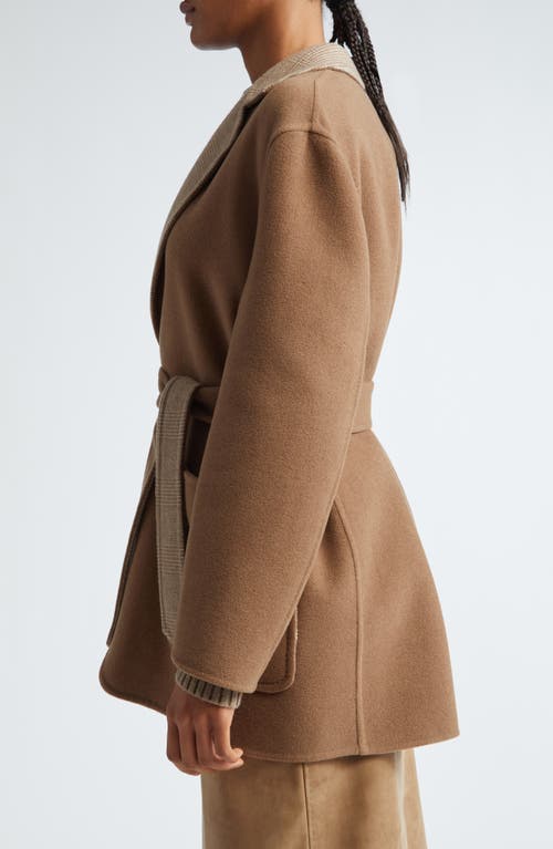 Shop Max Mara Tolmin Wool & Cashmere Crewneck Sweater In Hazelnut Brown