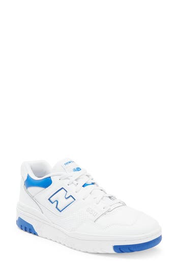 Shop New Balance 550 Basketball Sneaker In White/cobalt