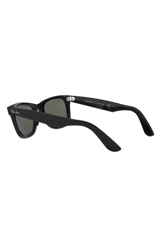 Shop Ray Ban Ray-ban 50mm Classic Wayfarer Polarized Sunglasses In Black Polarized