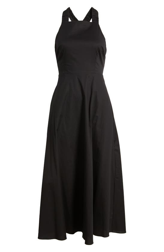 Shop Sam Edelman Cross Back Maxi Dress In Black