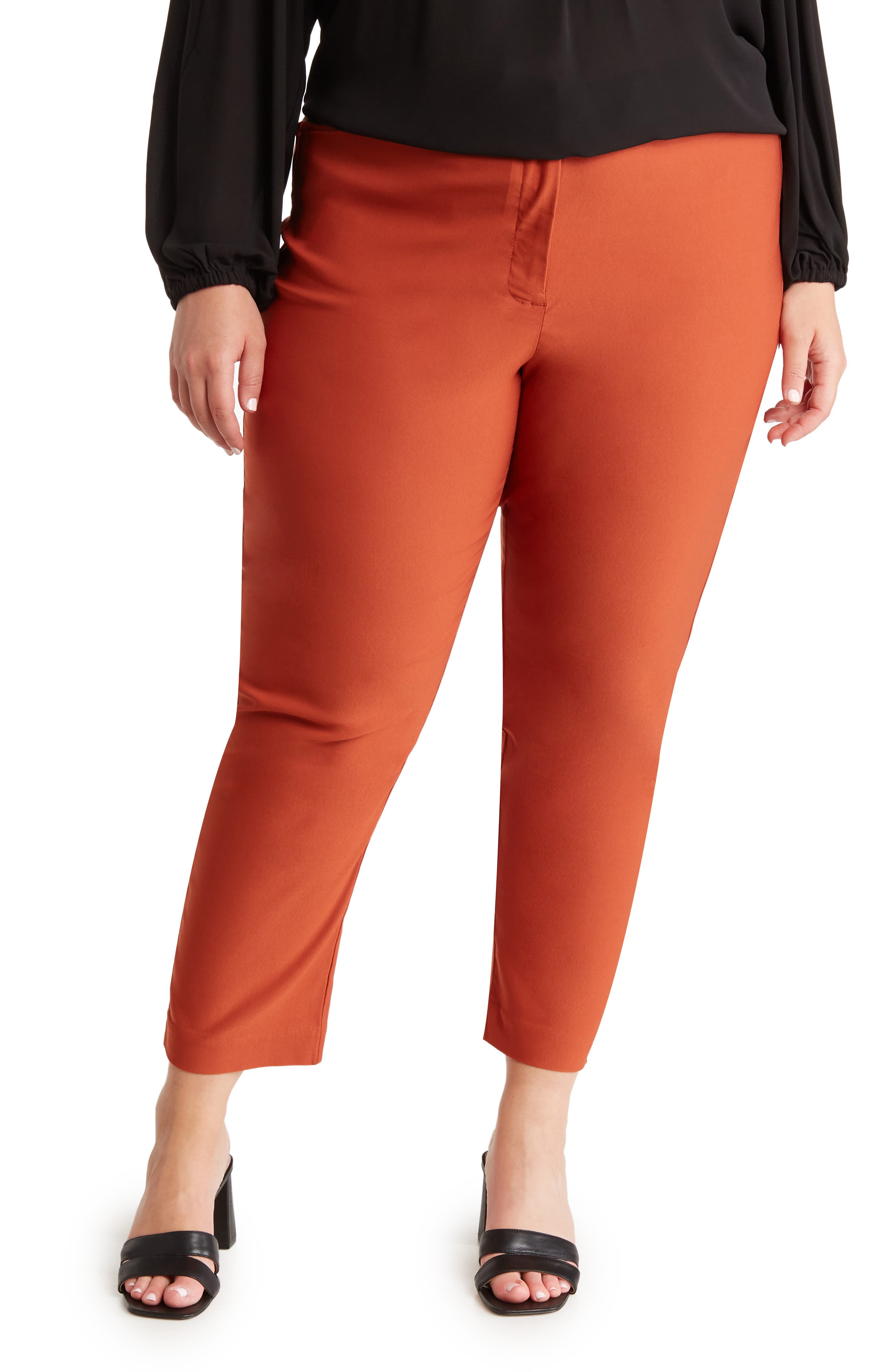 womens red capris