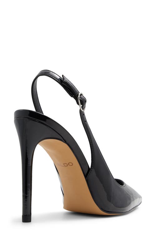Shop Aldo Stessy Slingback Pointed Toe Pump In Black