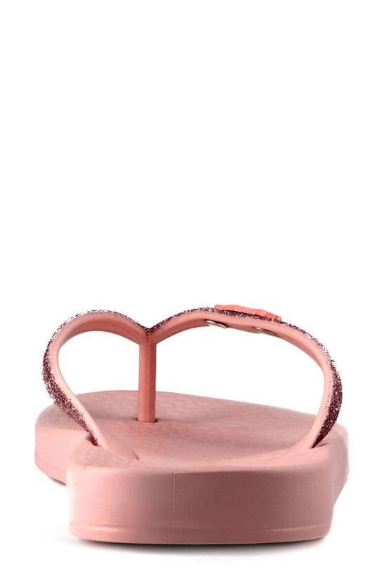 Shop Ipanema Ana Sparkle Flip Flop In Pink Glitt