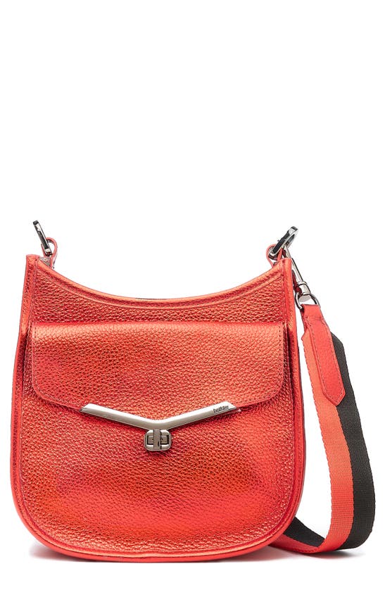 Botkier Small Valentina Leather Hobo Bag In Metallic Sunset