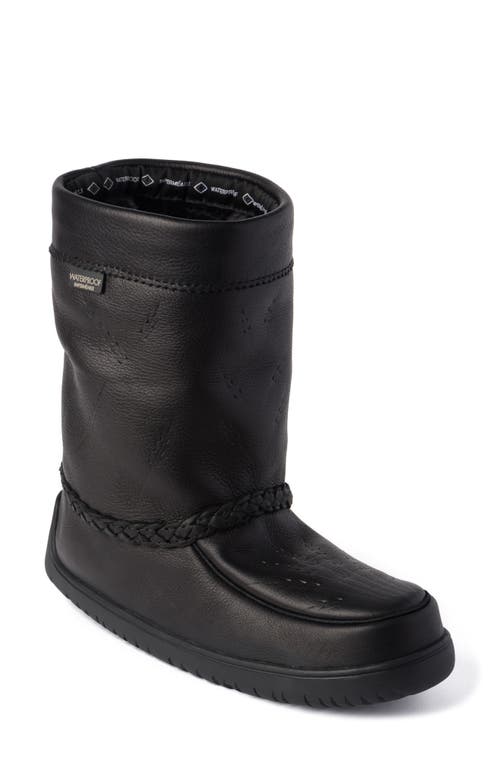 Tamarack Mukluk Waterproof Boot in Black Fabric