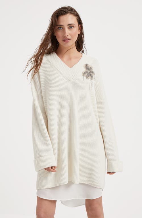 Shop Brunello Cucinelli Cashmere Knit Dress In Panama