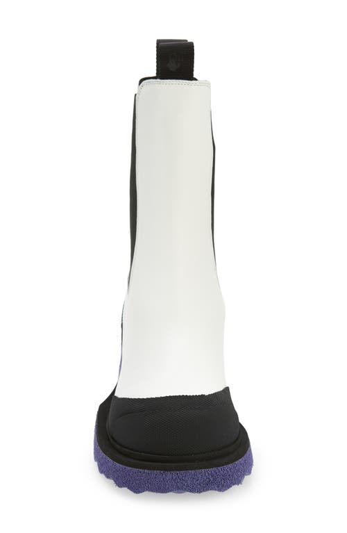 Off-white Women's Sponge Chelsea Boots In White Violet