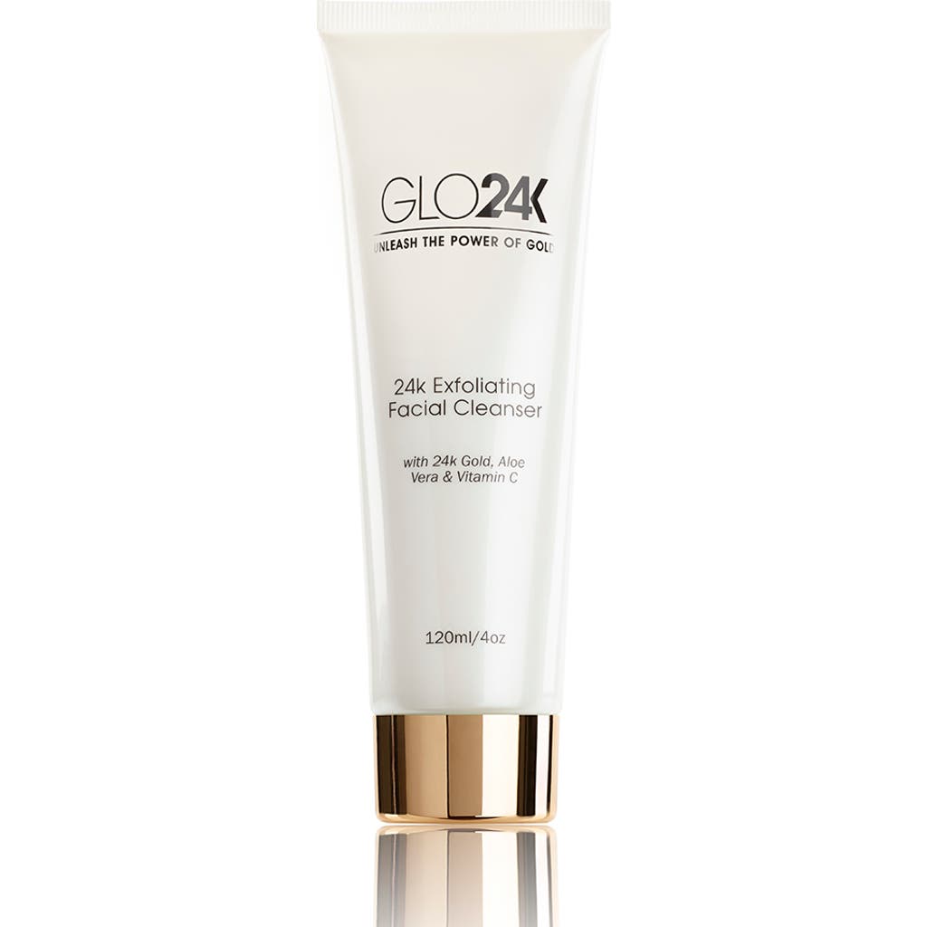 GLO24K UNLEASH THE POWER OF GOLD GLO24K UNLEASH THE POWER OF GOLD 24K EXFOLIATING FACIAL CLEANSER