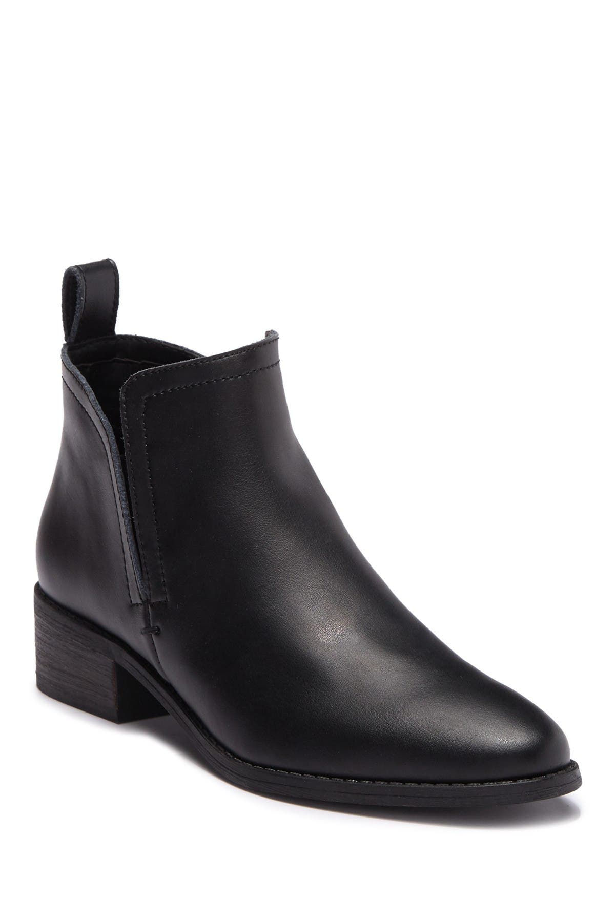 dolce vita black leather booties