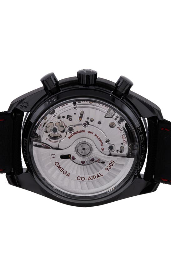 WATCHFINDER & CO. WATCHFINDER & CO. OMEGA PREOWNED 2019 SPEEDMASTER DARK SIDE OF THE MOON AUTOMATIC NYLON STRAP WATCH, 