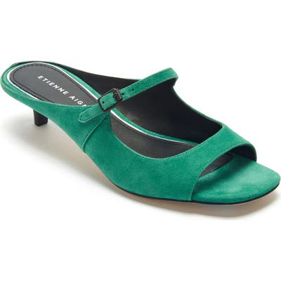 Etienne Aigner Verity Mary Jane Slip-On Sandal, Green