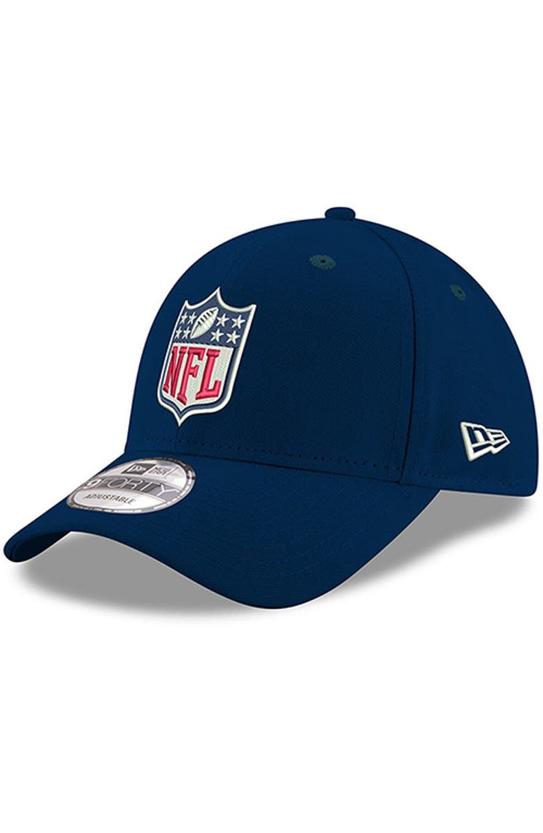 New Era Men's New Era Navy NFL Shield Logo 9FORTY Adjustable Hat ...