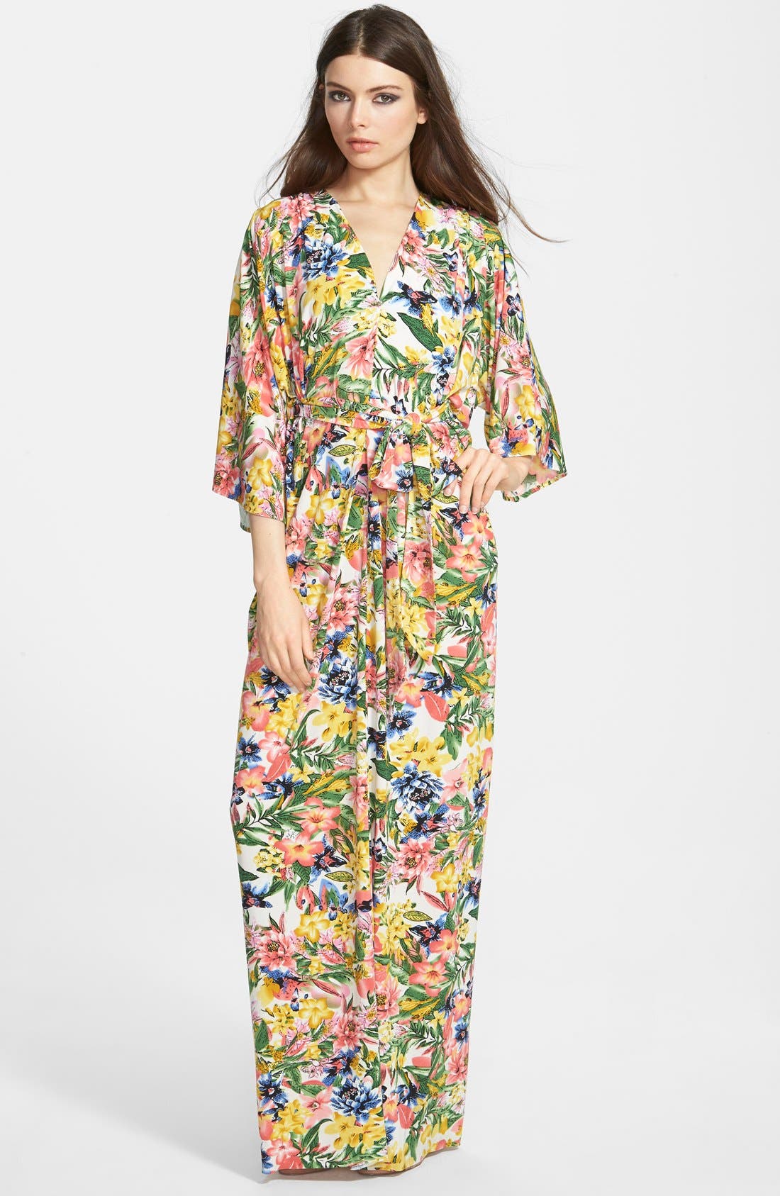 Filtre Print Kimono Maxi Dress Nordstrom