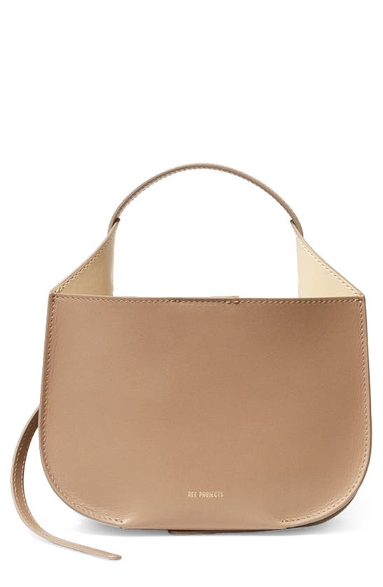 REE PROJECTS MINI HELENE LEATHER HOBO BAG
