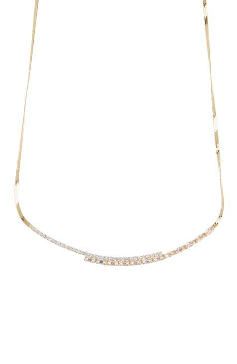 CZ Bypass Necklace