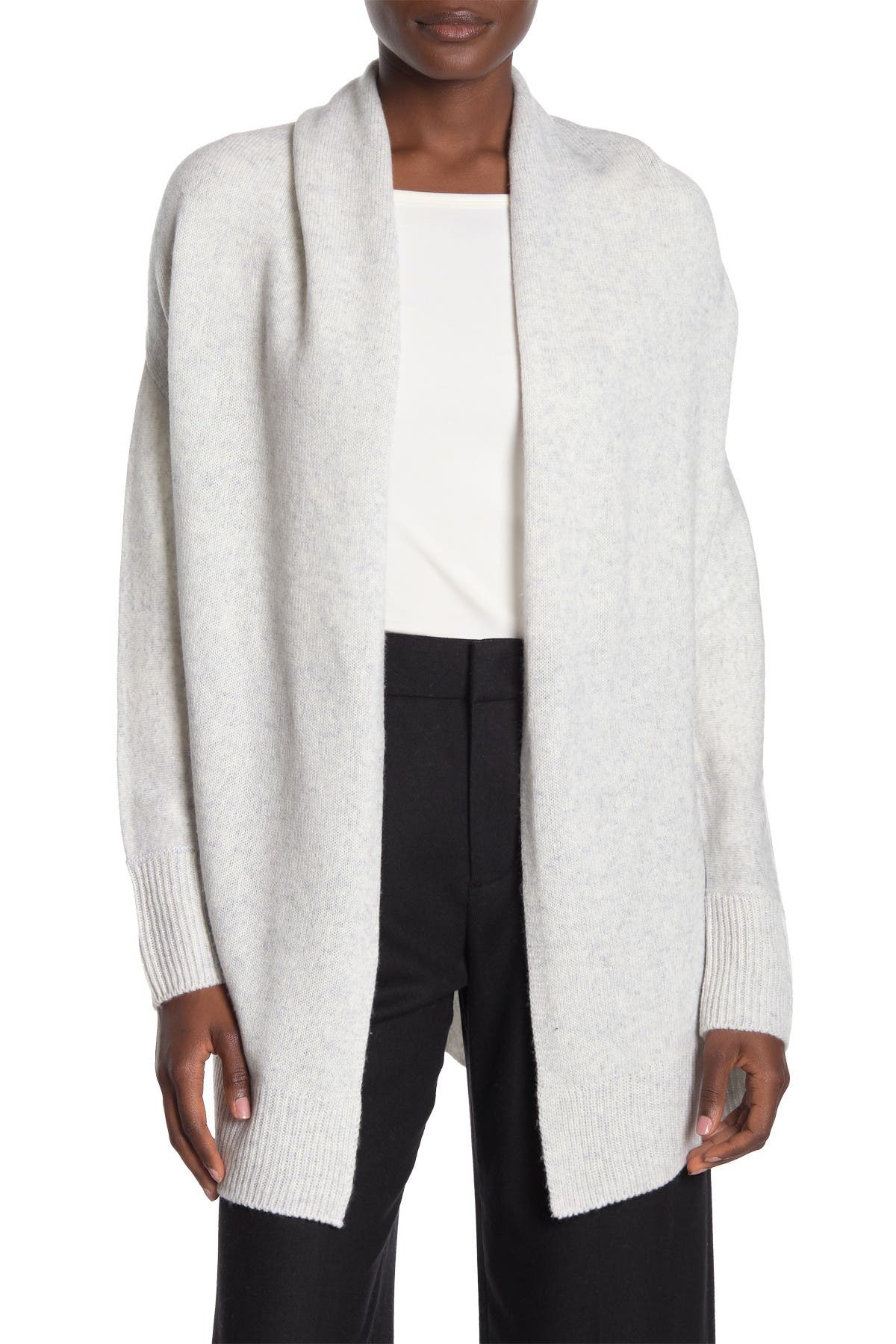 vince cashmere open front cardigan