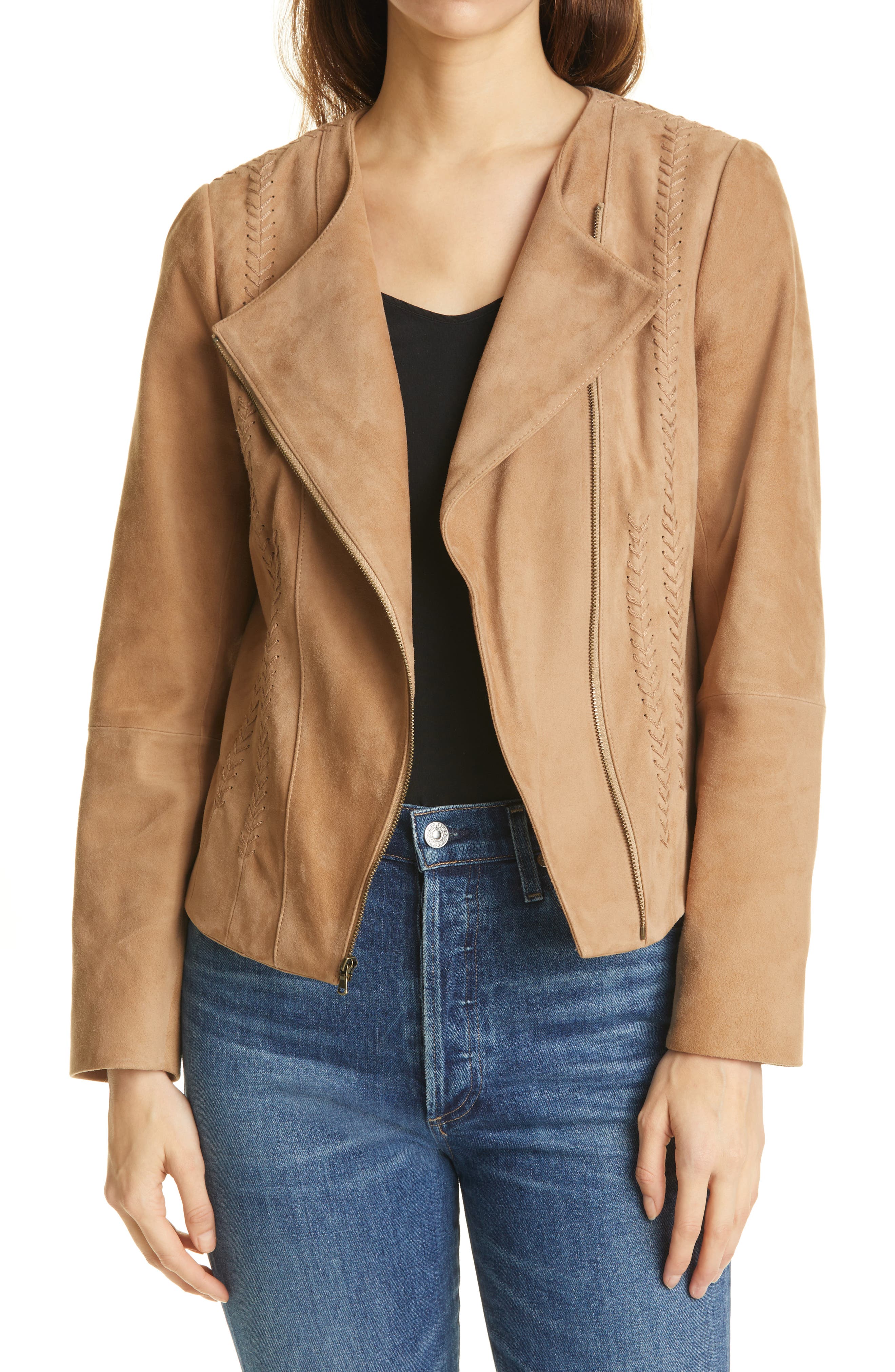 nordstrom faux suede jacket