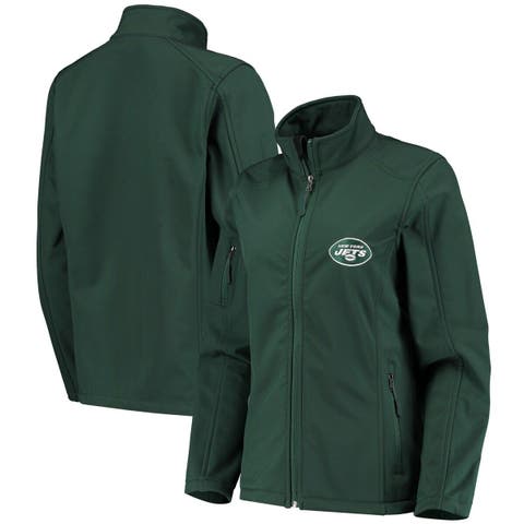 New York Jets New Era Women's Athletic Sherpa Full-Zip Jacket - Cream