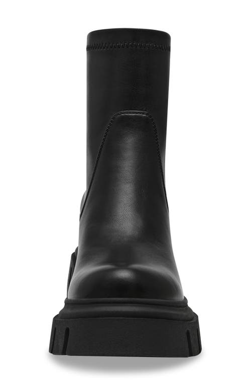 Shop Steve Madden Boomba Lug Sole Bootie In Black