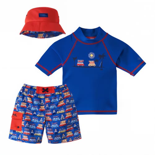 Shop Uv Skinz 3pc Sun & Swim Set In Navy Surf Vans