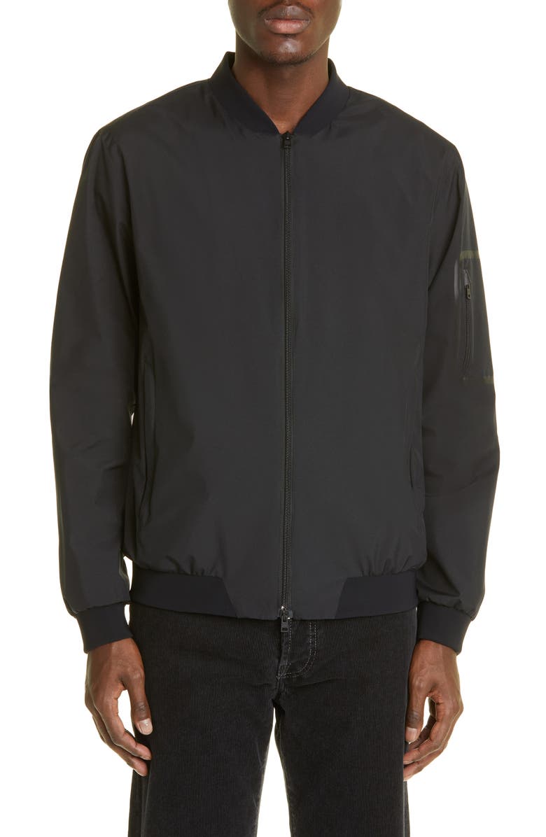 Herno Laminar Gore–Tex® Infinium™ WINDSTOPPER® Bomber Jacket | Nordstrom