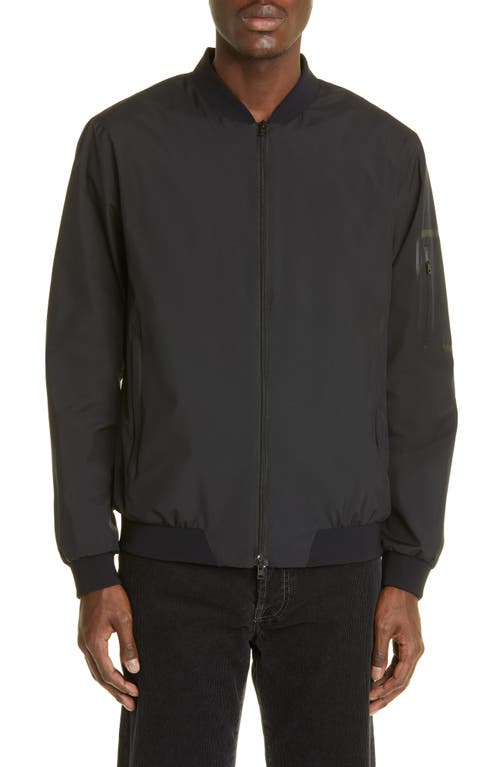 Herno Laminar Gore-Tex Infinium WINDSTOPPER Bomber Jacket Black at Nordstrom, Us