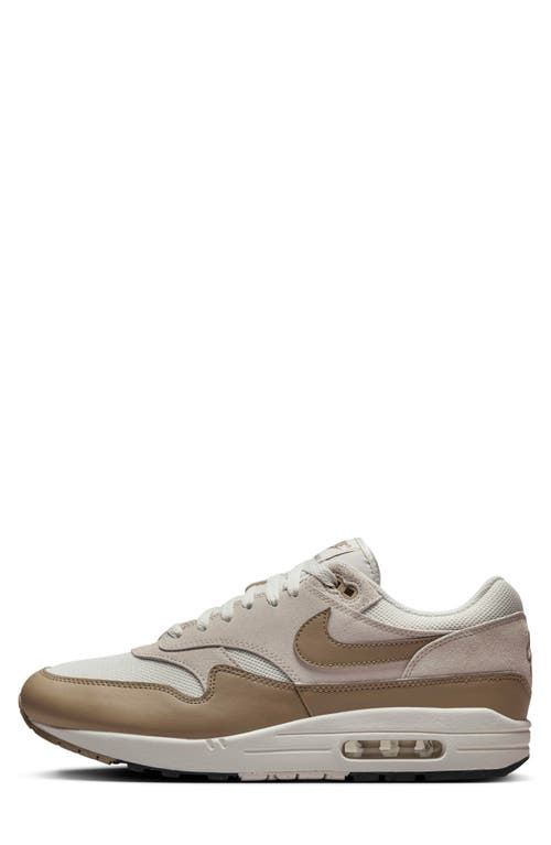 Shop Nike Air Max 1 Essential Sneaker In Phantom/khaki/light Brown