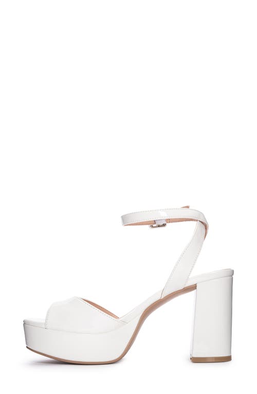 Shop Chinese Laundry Theresa Platform Sandal In White