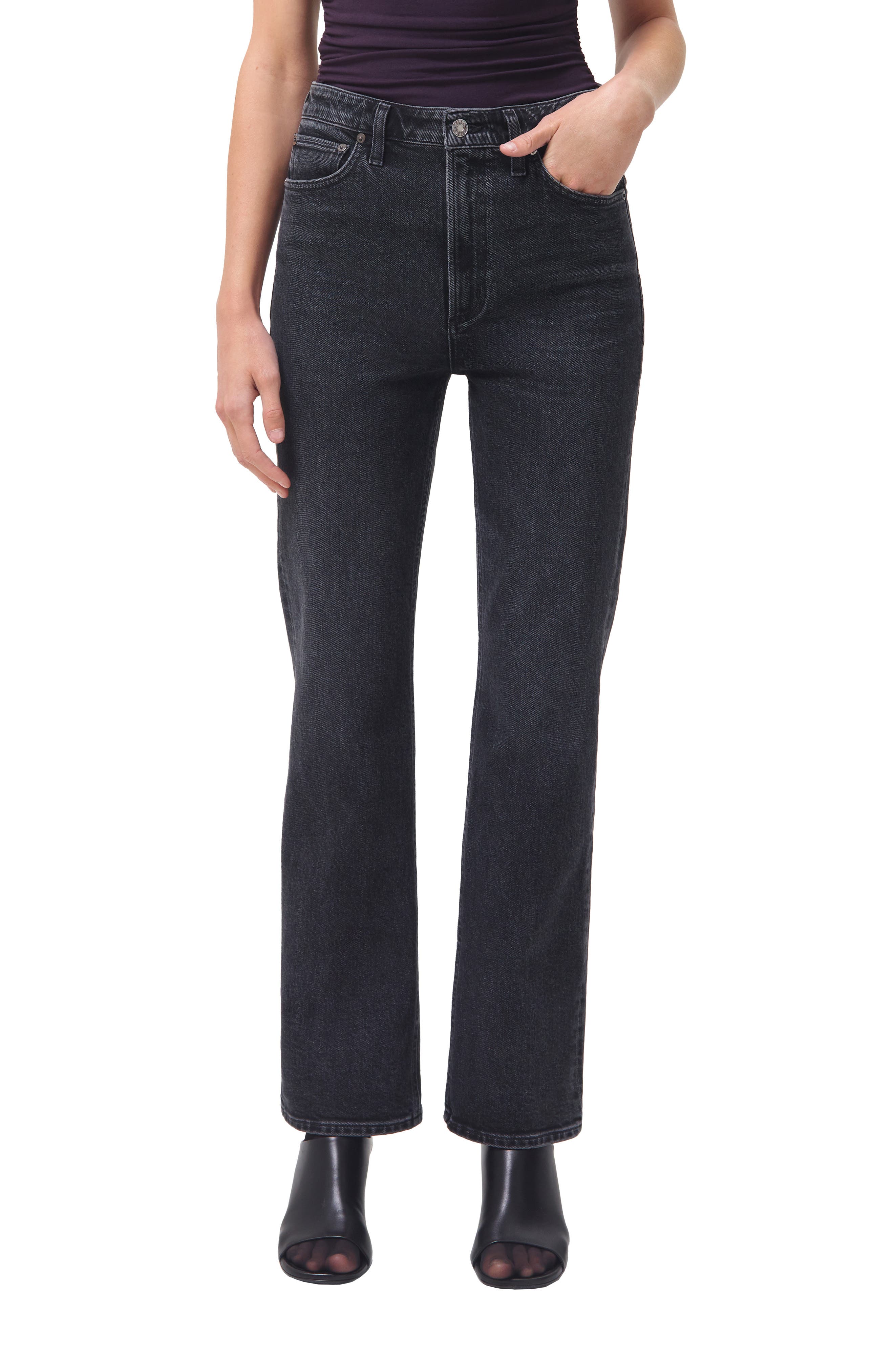 AGOLDE Valen High Waist Slim Bootcut Jeans | Nordstrom