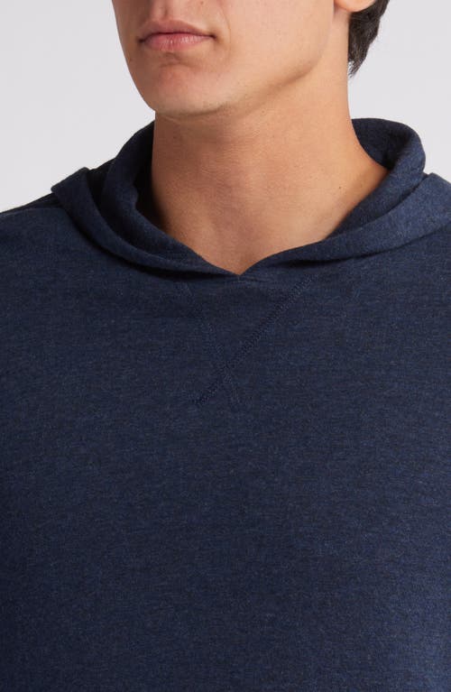 Vince Pima Cotton Blend Hoodie In Coastal