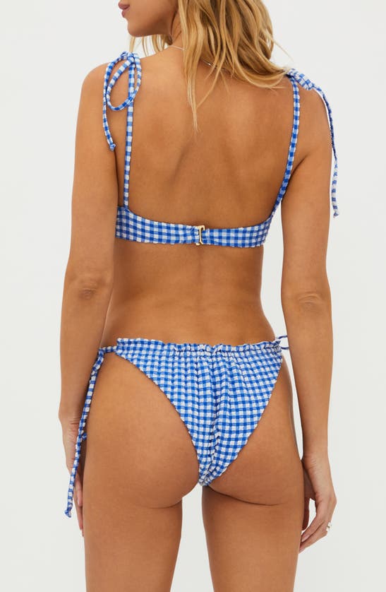 Shop Beach Riot Cara Bikini Bottoms In Seaside Gingham