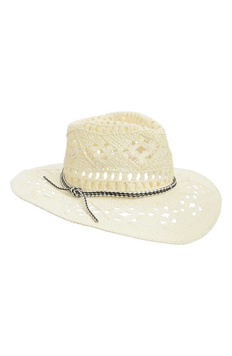 Open Weave Western Hat