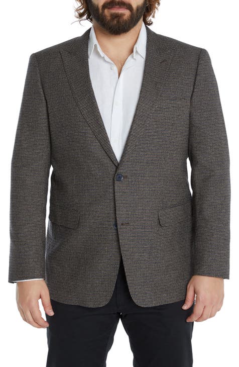 Men's velour Men's blazer Jacket Sport Coat- Brown main image 0
