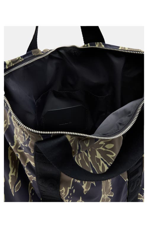 Shop Allsaints Kei Tote Backpack In Camo Green