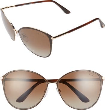 Tom ford penelope 59mm gradient cat eye hot sale sunglasses