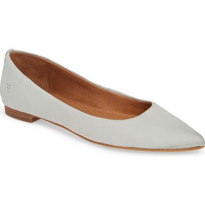 Frye Sienna Pointy Toe Ballet Flat, Blue