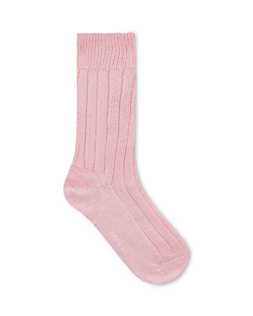 Nudea The Slouchy Socks In Blush Pink