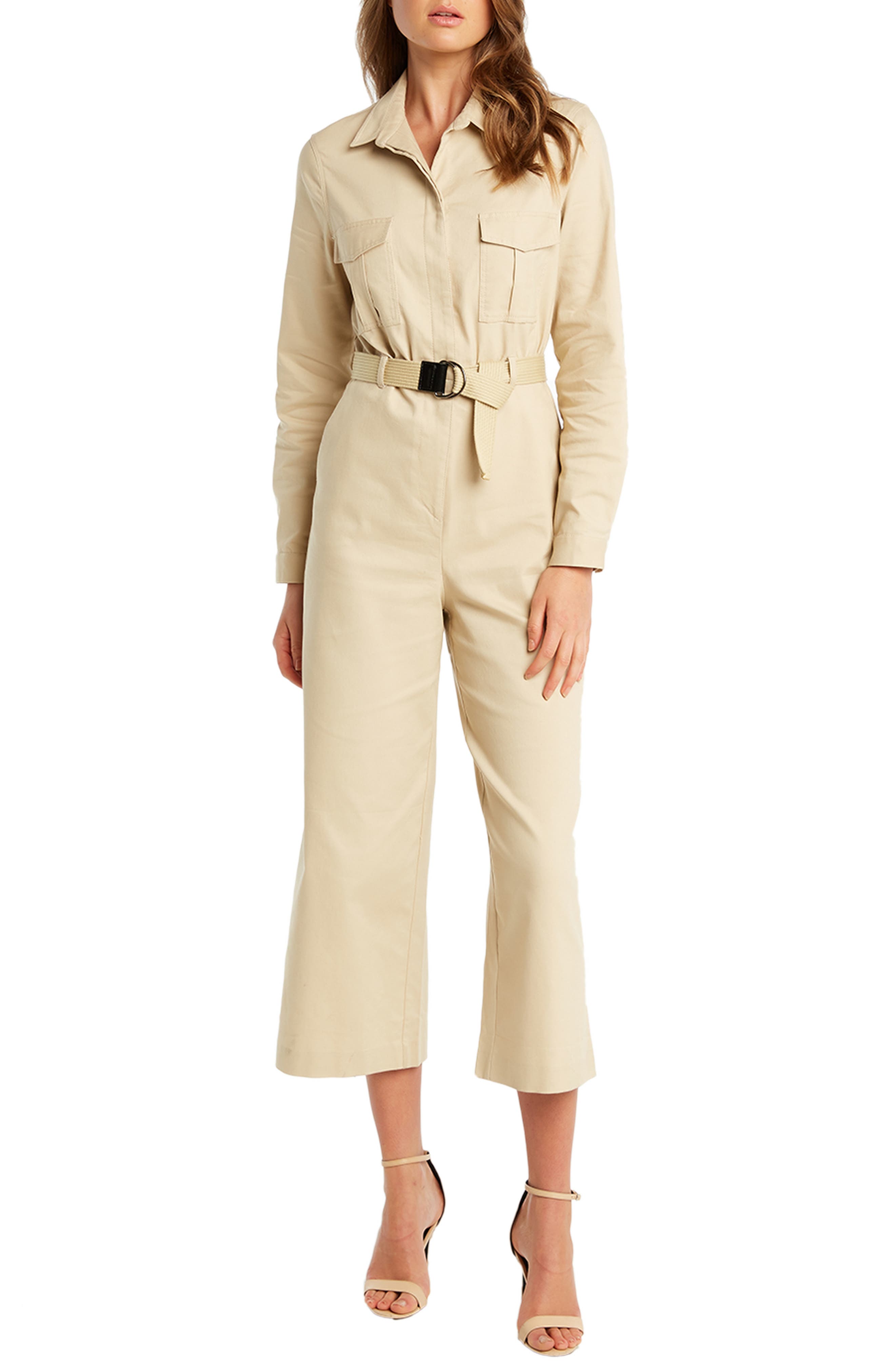wide leg boiler suit