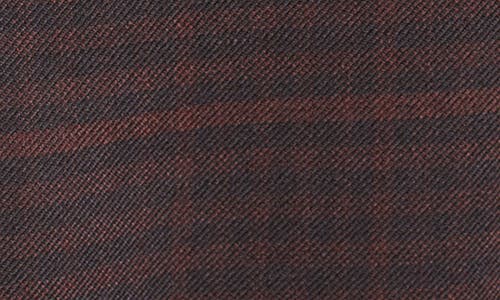 Cricketeer Plaid Print Wool Blend Sport Coat In Brown