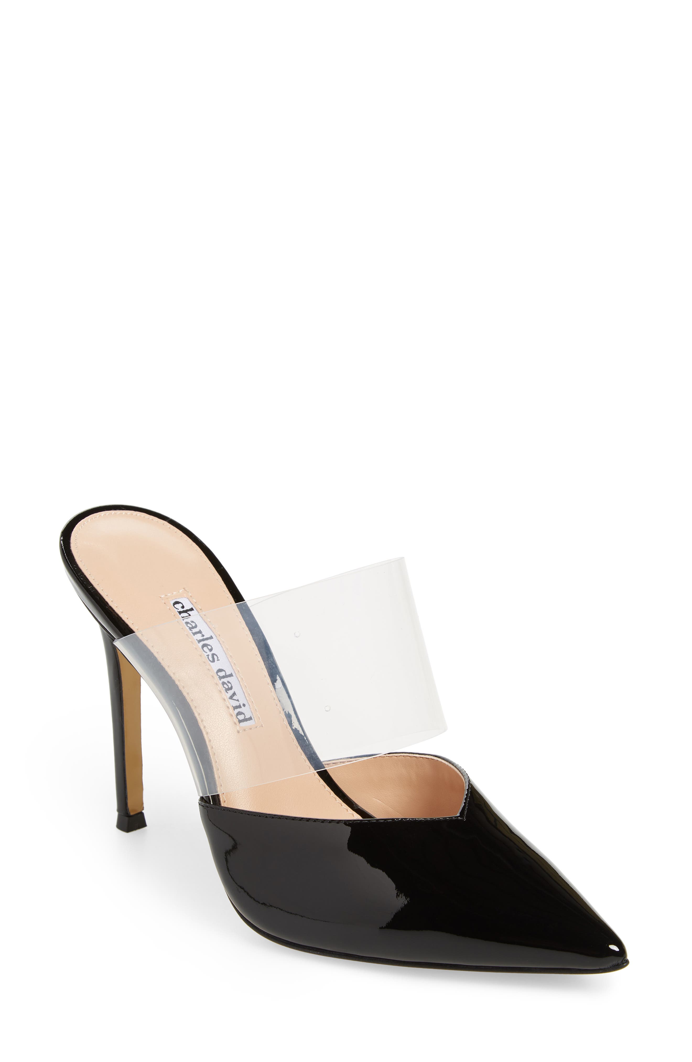 charles david clear heels