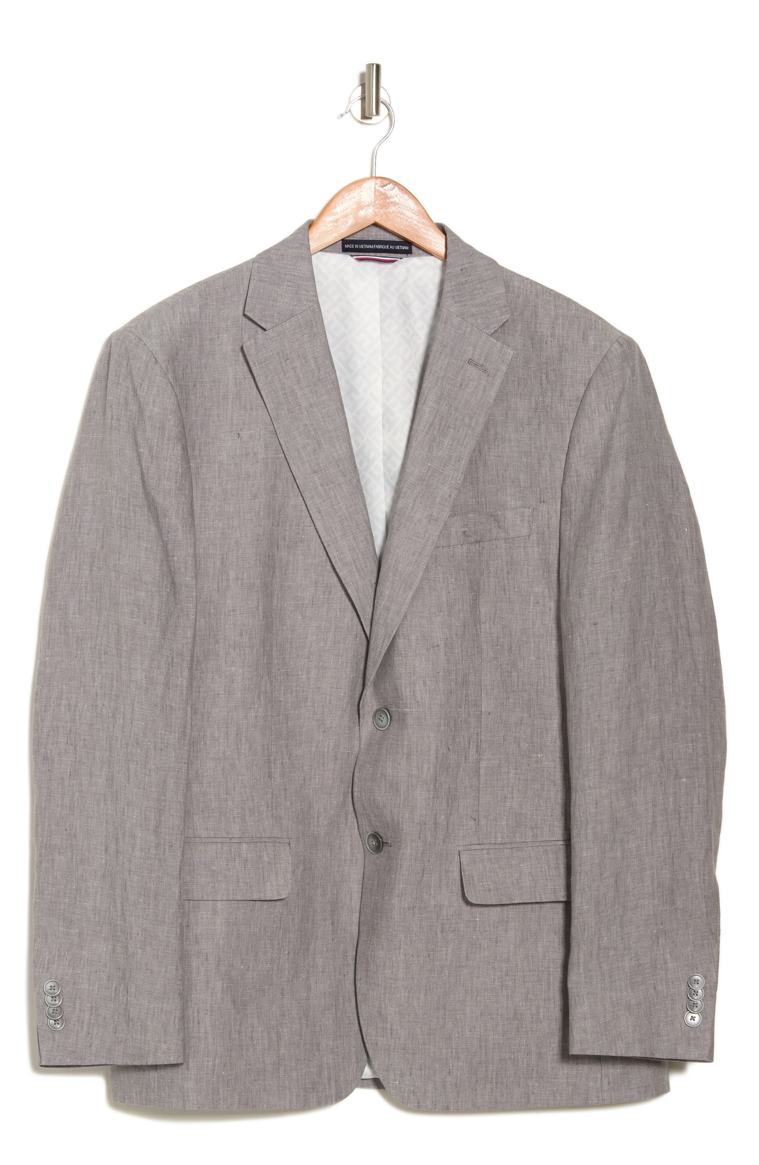 Notch Lapel Linen Suit Separates Jacket 