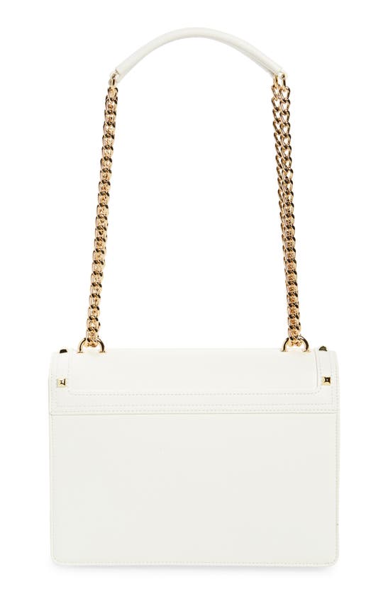 Shop Love Moschino Borsa Faux Leather Crossbody Bag In White