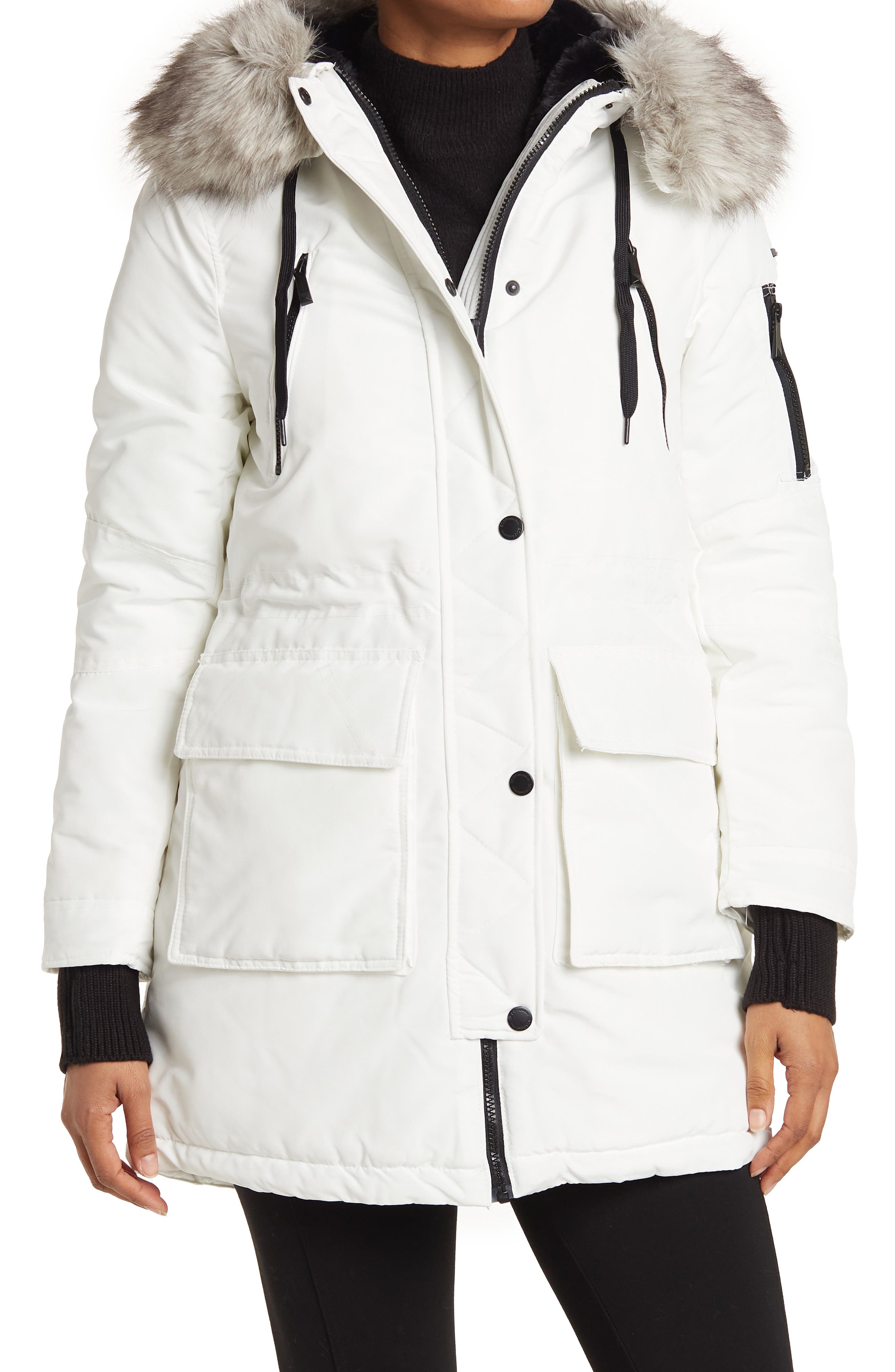 bcbg parka coat